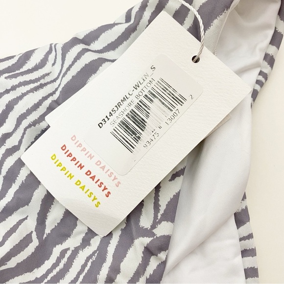 Dippin Daisy’s Cove Grey Zebra Print Bikini Set - Picture 12 of 12